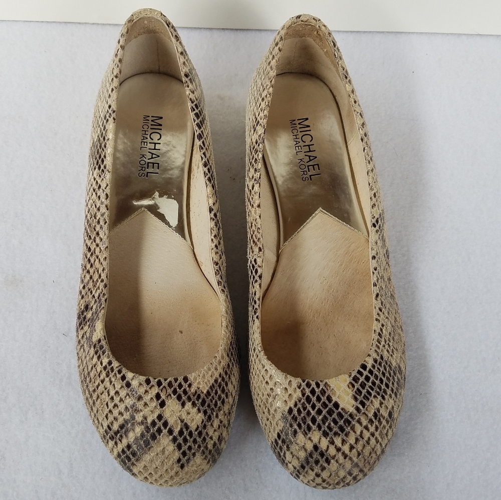 Michael Kors Sneakskin Ballet Flats